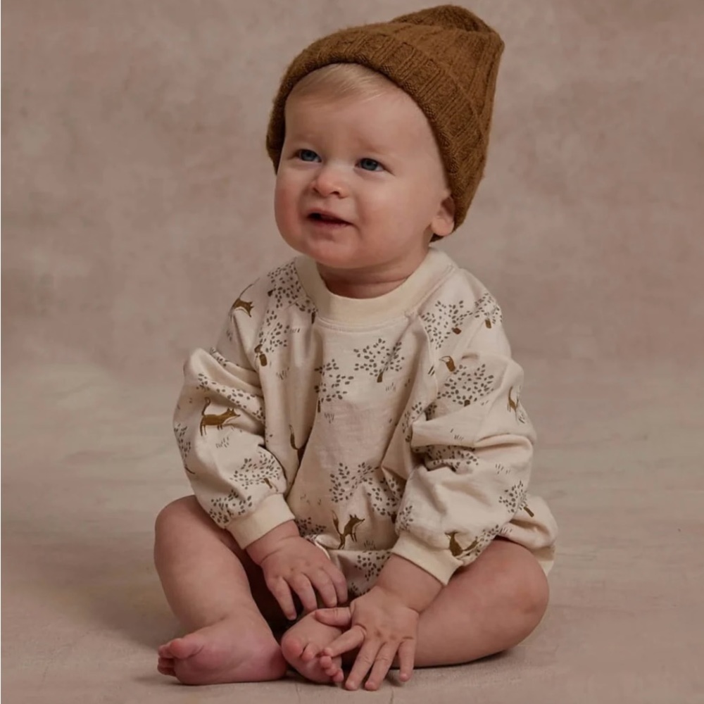 Rylee cry fox and tree bubble romper